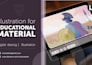 creation of educational illustrations, infographics and graphic materials